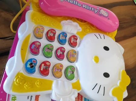 اسباب بازی آموزشی موزیکال Hello Kitty مدل تلفن