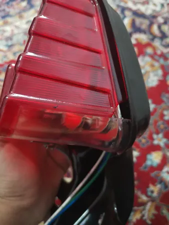 چراغ خطر عقب موتور سیکلت مدل 502