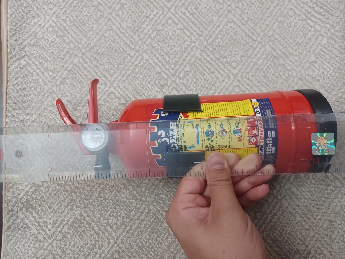 کپسول آتشنشانی مدل 2000 وزن 1 کیلوگرم