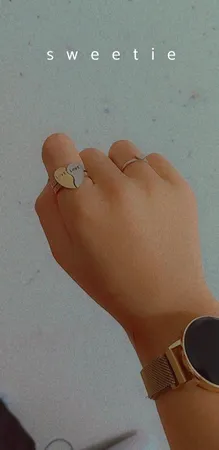 انگشتر طرح قلب کد 573ANGMZ بسته 2 عددی