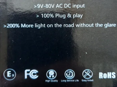 پرژکتور دو کنتاکت خودرو طرح جغد بسته دو عددی