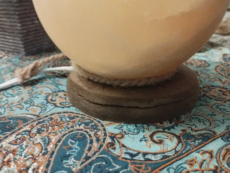 آباژور سنگ نمک طرح گوی مدل SCTS04