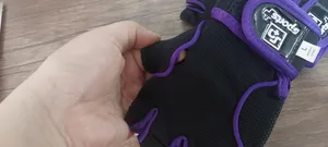 تجریه خرید دستکش بدنسازی زنانه مدل SPORT PLUS مچ بند دار کف ژله ای