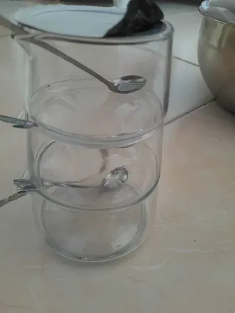 ظرف مربا خوری کد HK-56 مجموعه 3 عددی به همراه قاشق