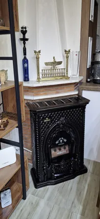 بخاری گازی بهکاران طرح شومینه مدل پرنس 28000