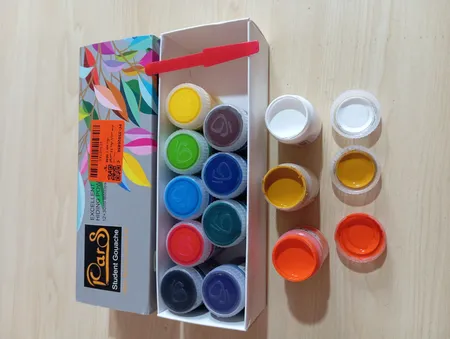 گواش 12 رنگ پارس مدل 0036