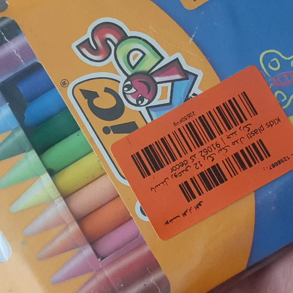 پاستل روغنی 12 رنگ بیک مدل Kids plasti decor کد 91062