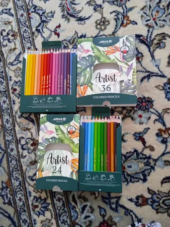 مداد رنگی 24 رنگ آریا مدل آرتیست