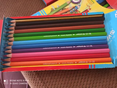 مداد رنگی 12 رنگ آریا کد 3016 بسته 2 عددی