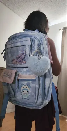 کوله پشتی مدل یخچالی طرح کرومی  کد 2024