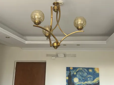 لوستر 3 شعله کارنتیس مدل شیدا کد KT-03