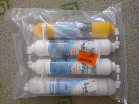 فیلتر تصفیه آب یخچال و فریزر آکوا پیورست مدل SOFT 4540 PRO مجموعه 4 عددی