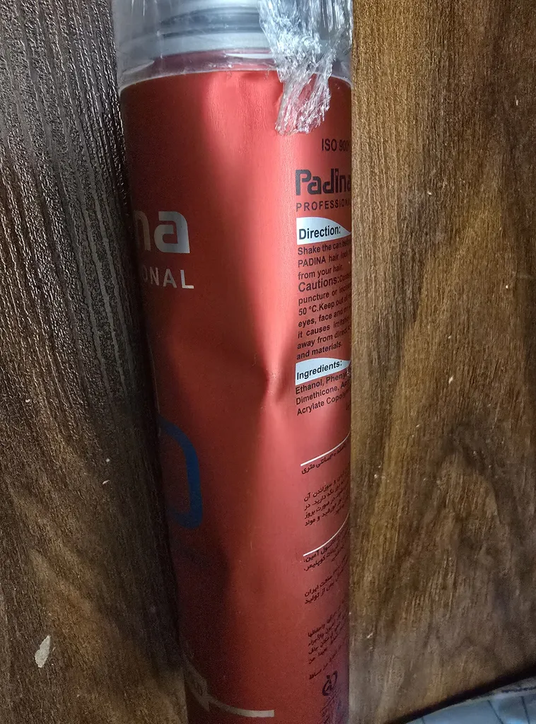 چسب مو پادینا مدل Super Mega Hold حجم 250 میلی لیتر