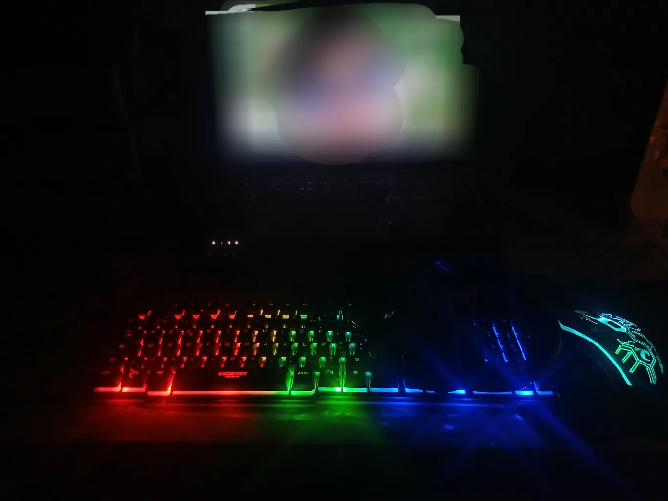 ست گیمینگ اورزلی مدل HORNET_RX_250_NEON BACKLIGHT، سوییچ ممبران، Full-Size، نورپردازی LED RGB