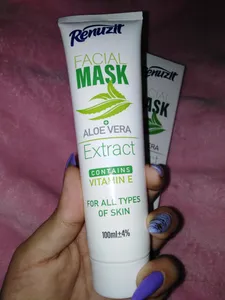 تجریه خرید ماسک صورت رینوزیت مدل ALOE VERA حجم 100 میلی لیتر