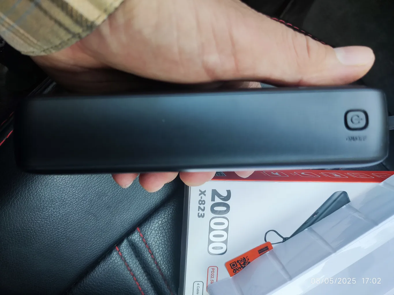 پاوربانک 22.5 وات ایکس انرژی مدل X-823 ظرفیت 20000 میلی آمپر ساعت