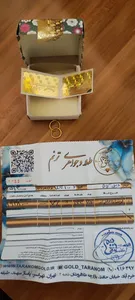 تجریه خرید گوشواره طلا کم اجرت 18 عیار زنانه طلای ترنم مدل حلقه ای