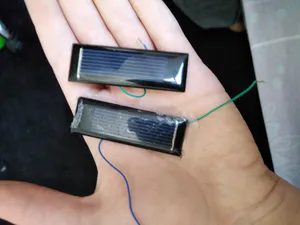 تجریه خرید پنل خورشیدی مدل Ak25 ظرفیت 130 میلی آمپر مجموعه 2 عددی