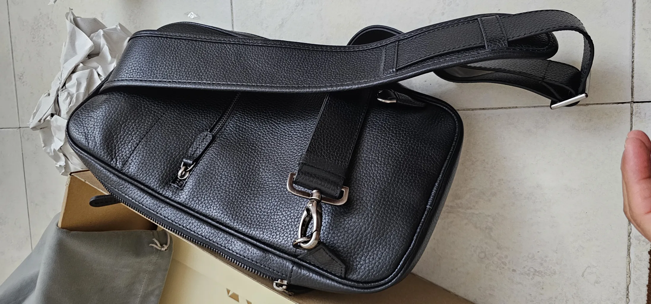 کیف کراس بادی چرم مشهد مدل x0512