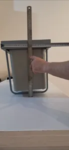 تجریه خرید سطل زباله کابینتی مدل استیل ایکس