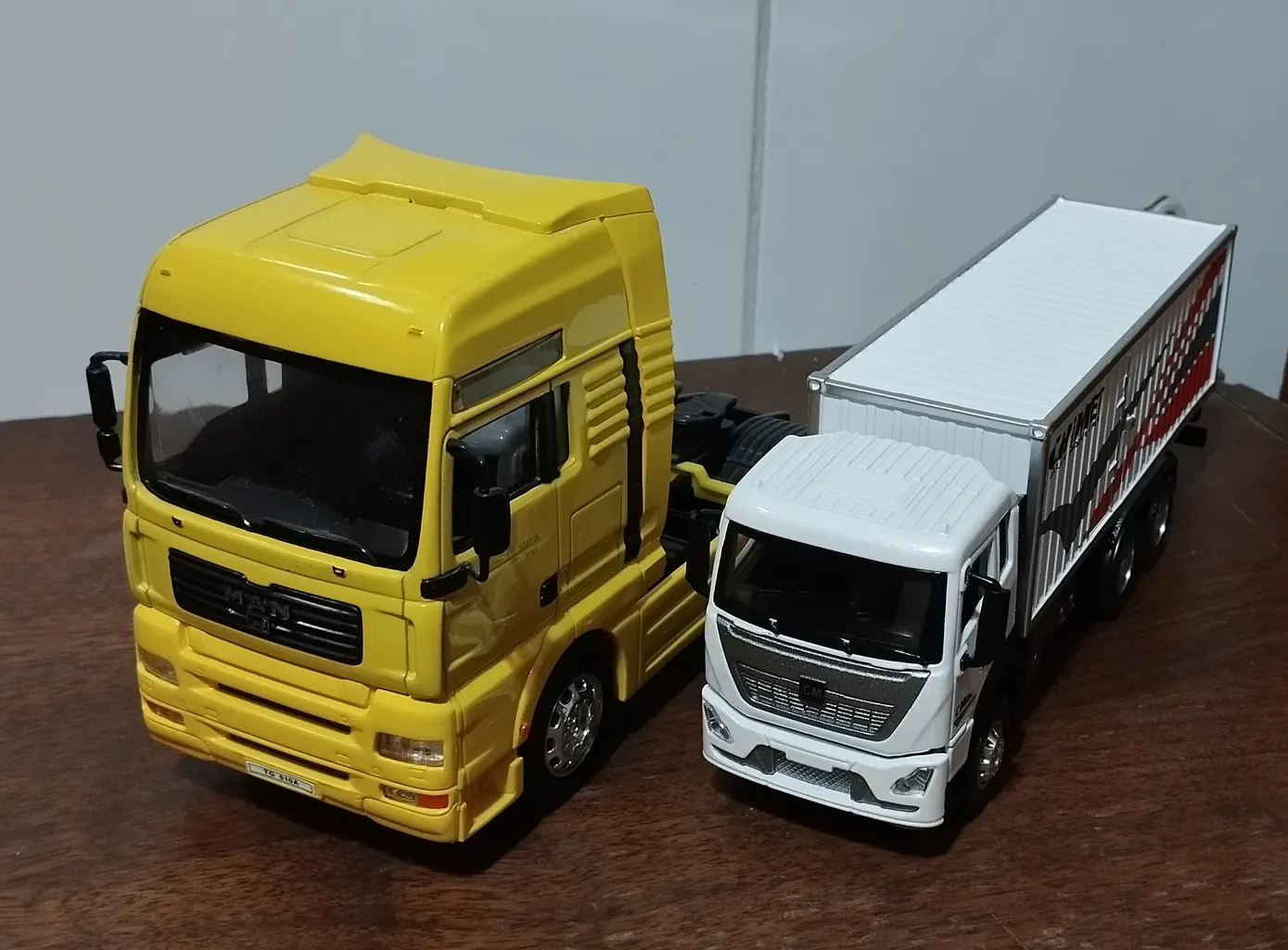 ماکت ماشین کیمی مدل کامیون فلزی کانتینر دار