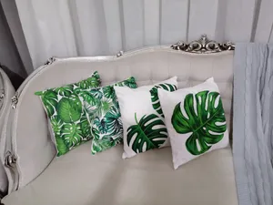 تجریه خرید کاور کوسن هزاردستان طرح برگ ها مدل co598 مجموعه 4 عددی