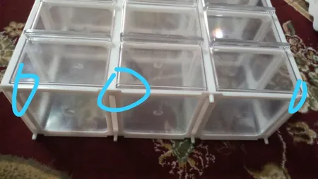 جعبه ابزار 18 کشو مدل کریستالی