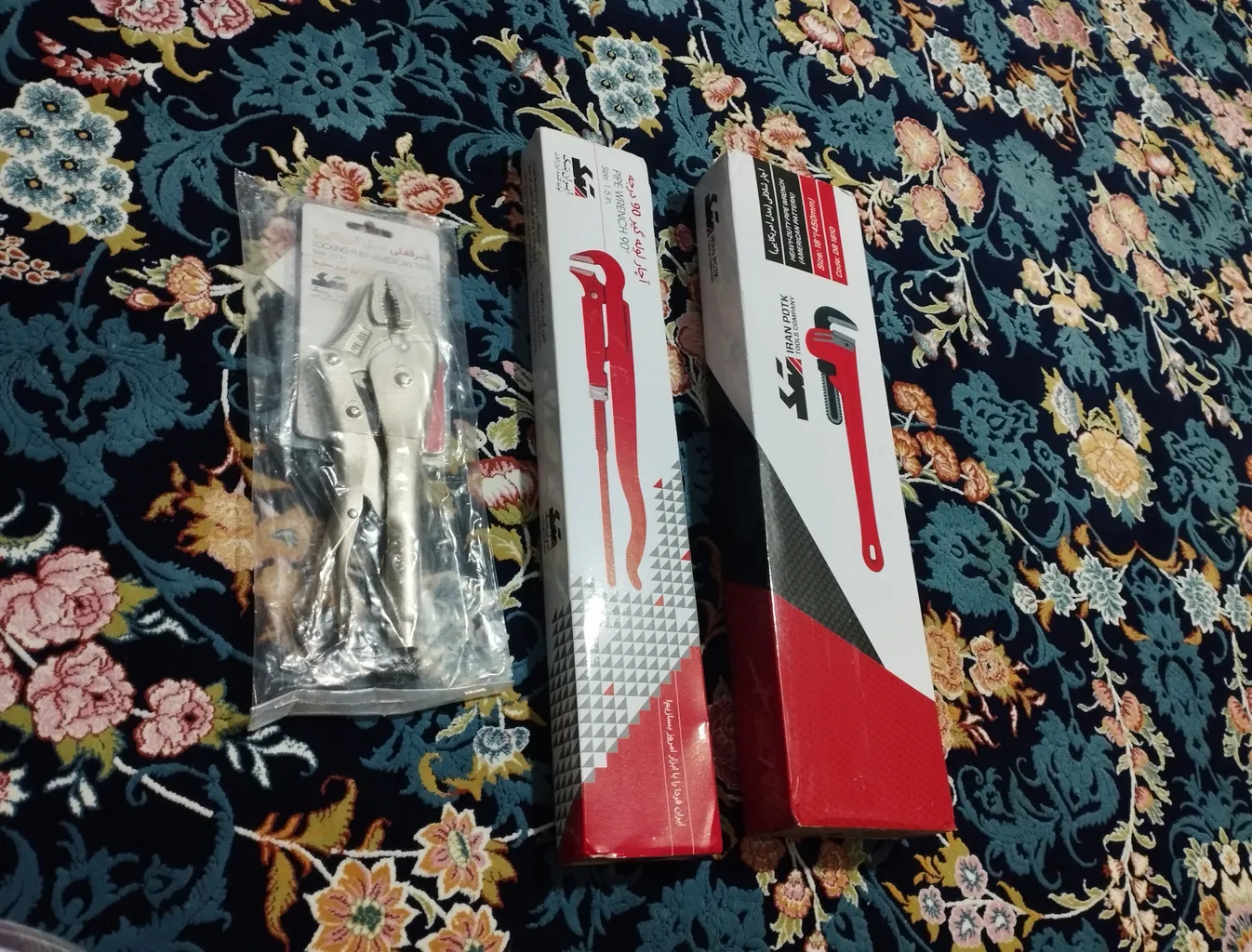 آچار لوله گیر ایران پتک مدل 001 سایز 1.5 اینچ