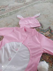 تجریه خرید ست سرهمی و کلاه نوزادی دخترانه طرح خرگوش کد M209