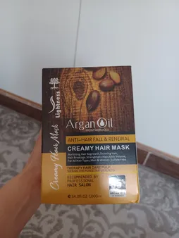 ماسک مو لایتنس مدل Argan oil حجم 1000 میلی لیتر