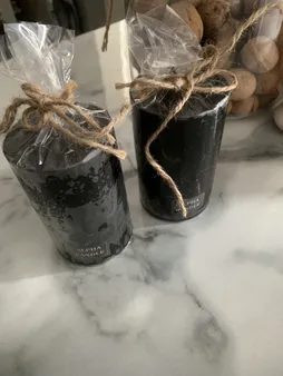 شمع آلفا طرح استوانه ای مدل 10*6 مجموعه 2 عددی