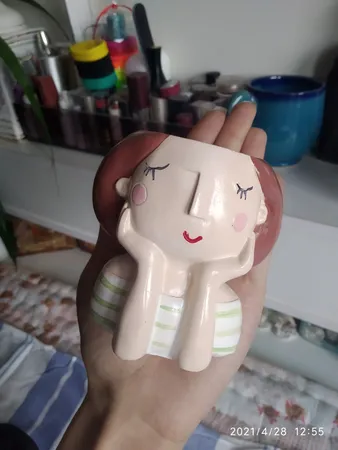 گلدان طرح دختر مدل DG022-26 مجموعه 4 عددی