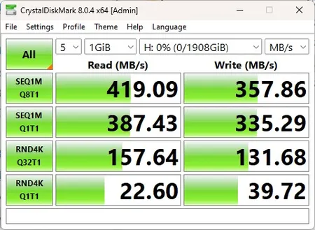 اس اس دی اینترنال تیم گروپ مدل CX2 ظرفیت 2 ترابایت