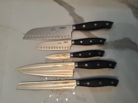 چاقو آشپزخانه جی فی نی کد 01 مجموعه 5 عددی