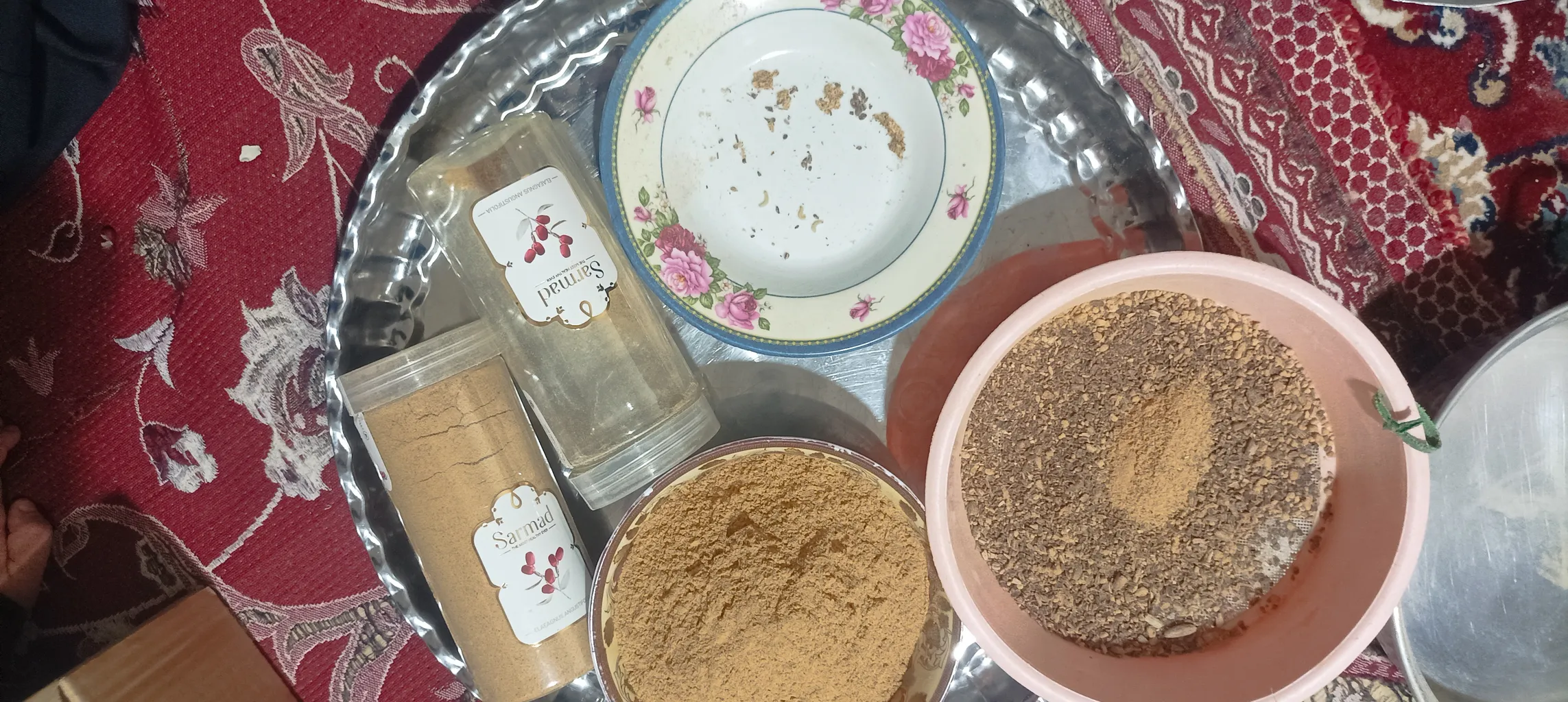 پودر سنجد ممتاز سرمد - 800 گرم بسته 2 عددی