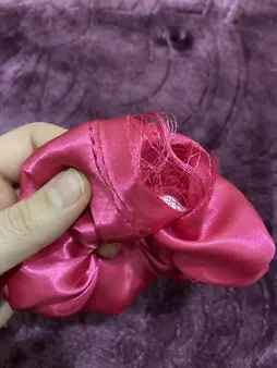 کش مو زنانه مدل اسکرانچی ساتن بسته 4 عددی