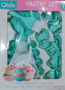 تجریه خرید ابزار شیرینی پزی کیولوکس مدل TR-34-K-072844 مجموعه 21 عددی