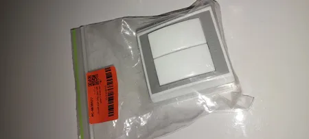 کلید دوپل روکار خیام الکتریک مدل صدف