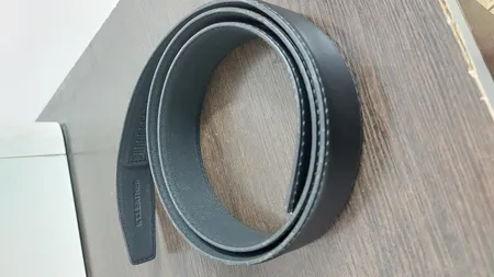 تسمه کمربند مردانه کی تی مدل ریلی چرم صنعتی IN346BK