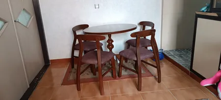 میز و صندلی ناهارخوری 4 نفره گالری چوب آشنایی مدل Gh-656