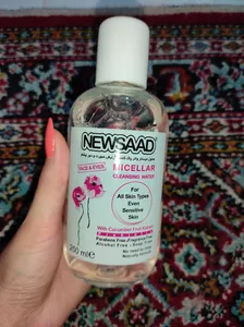 تجریه خرید محلول پاک‌کننده آرایش صورت نیوساد مدل میسلار واتر حجم 250میلی‌لیتر