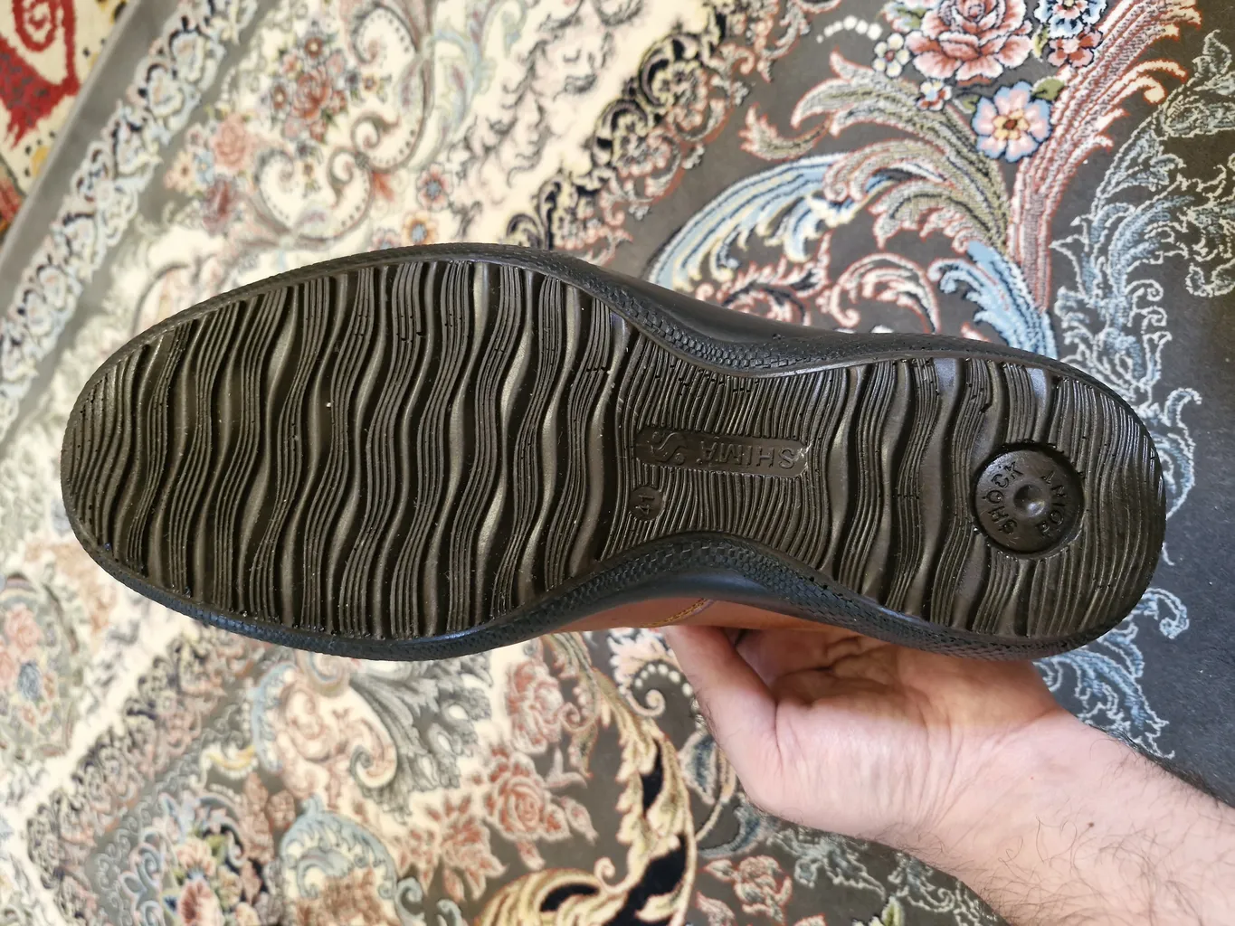 کفش روزمره مردانه کفش شیما مدل زایس 102-عسلی