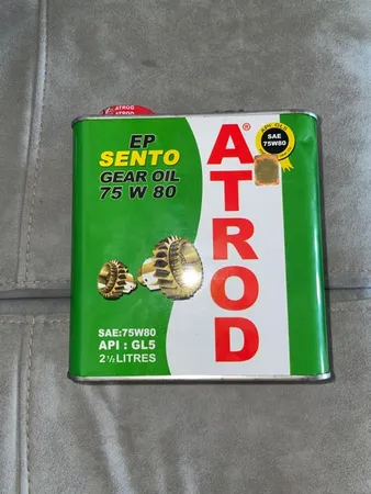 روغن گیربکس خودرو آترود مدل 75w80 Sento حجم 2.5 لیتر