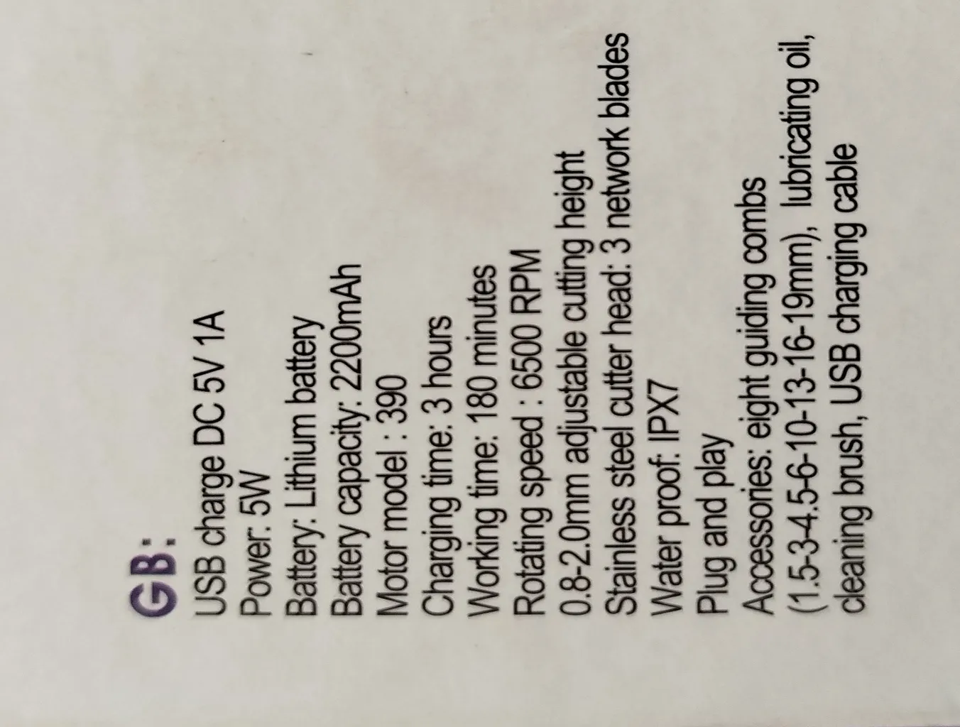 ماشین اصلاح موی سر صورت و بدن شارژی دی اس پی مدل 90493