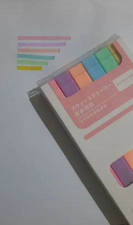 ماژیک علامت گذار ژیخوآ مدل پاستیلی بسته 6 عددی