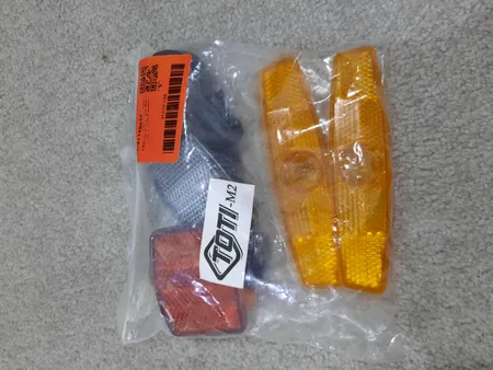 چراغ خطر دوچرخه مدل KH-4 مجموعه 4 عددی