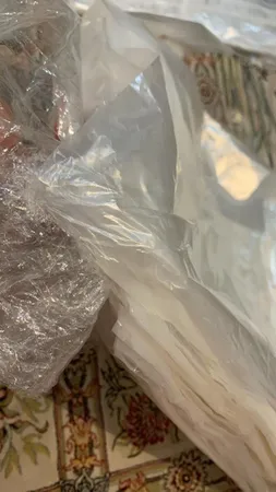 کیسه خرید مدل دسته دار بسیار ضخیم 55.65 بسته 0.5 کیلوگرم