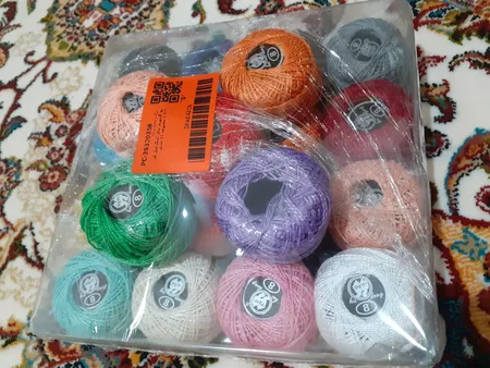 نخ گلدوزی مدل کینگ فیل کد 1314 مجموعه 21 عددی