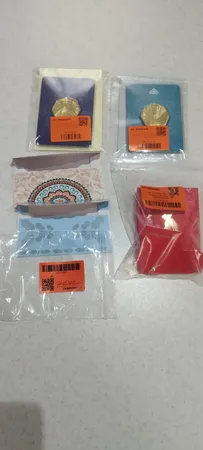 شمش طلا 18 عیار امین زر مدل 01 بسته 2 عددی