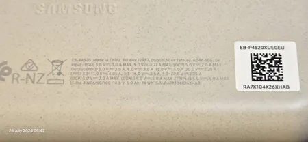 پاوربانک 45 وات سامسونگ مدل Battery Pack EB-P4520 ظرفیت 20000 میلی‌آمپر ساعت